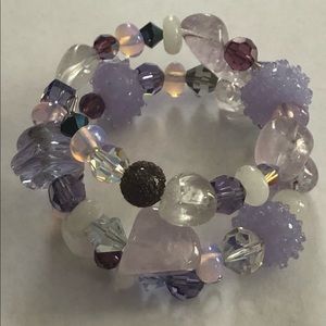 Purple amethyst bracelet by TMC Designs